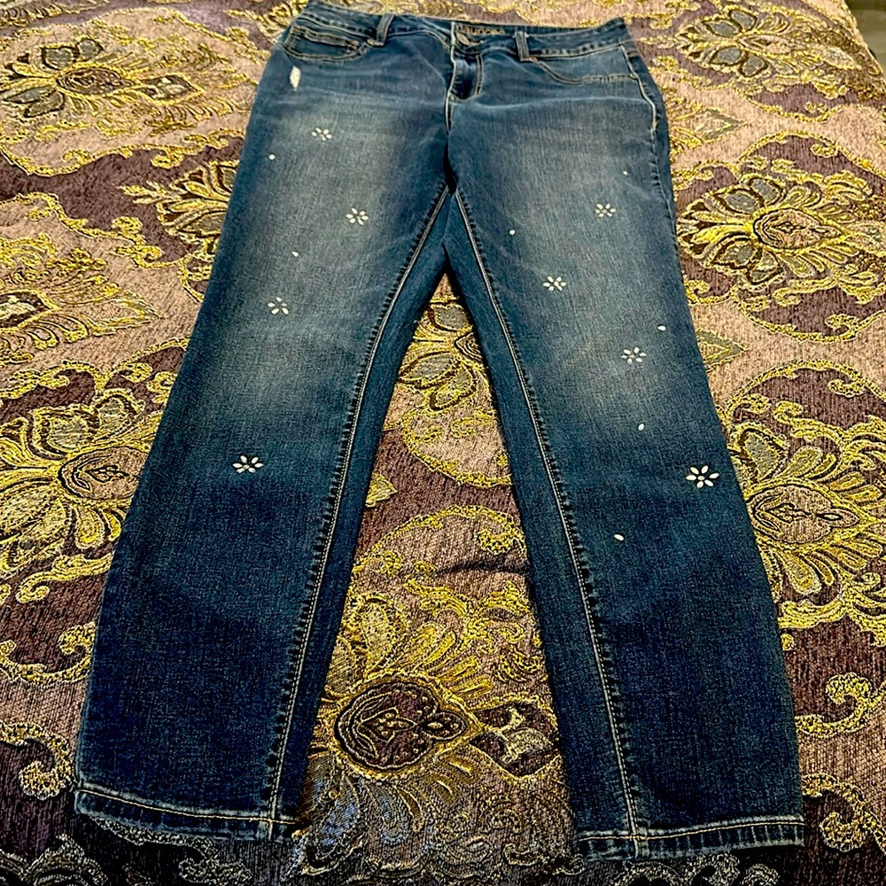 Maurice’s high rise bling jeans